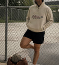 Draft Class Quarter Zip - Vintage Taupe